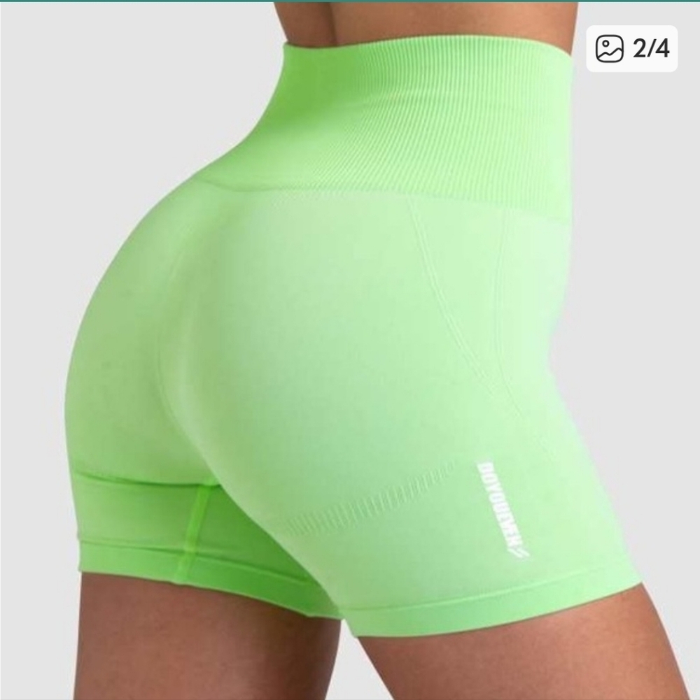 DOYOUEVEN Hyperflex 2 Lime Green Athletic Shorts Size Large